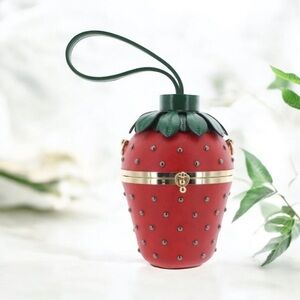 Novelty Strawberry Shaped Red Crossbody Handbag
